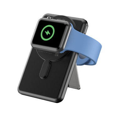 Логотрейд бизнес-подарки картинка: Urban Vitamin Redwood 5in1 5000 мАч 20 Вт PD магнитный внешний аккумулятор