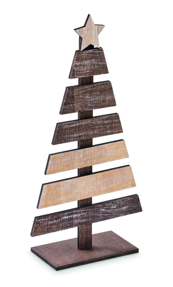 Лого трейд pекламные продукты фото: Wooden Christmas tree