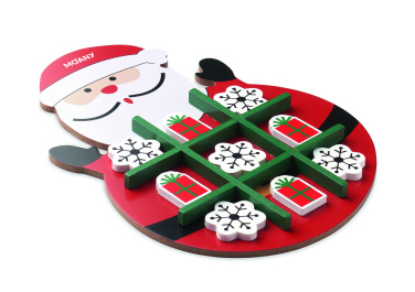 Лого трейд бизнес-подарки фото: Christmas wooden tic tac toe