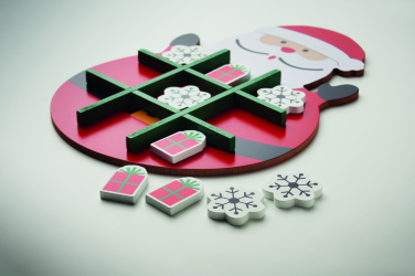 Логотрейд бизнес-подарки картинка: Christmas wooden tic tac toe