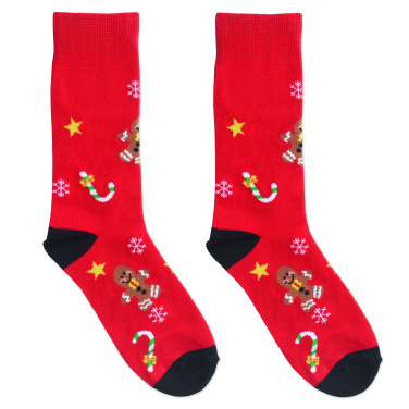 Логотрейд pекламные подарки картинка: Pair of Christmas socks L