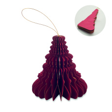 Christmas paper tree hanger