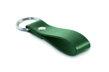 Лого трейд pекламные подарки фото: PU loop key ring
