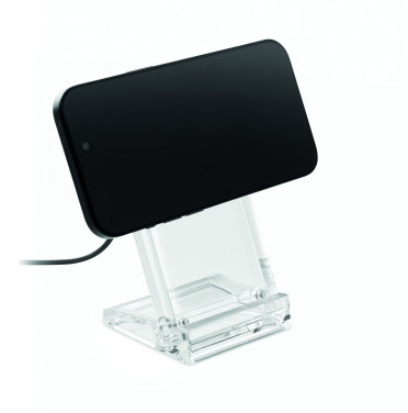 Лого трейд pекламные продукты фото: Acrylic wireless charger 15W