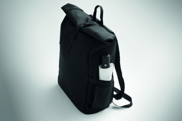 Логотрейд pекламные продукты картинка: Rolltop laptop rucksack 600D