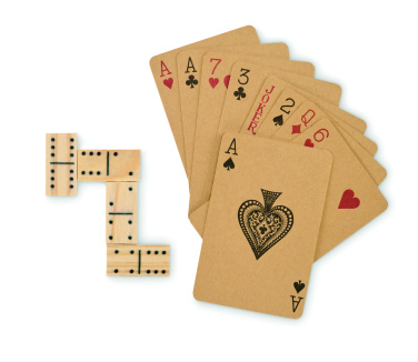 Логотрейд pекламные подарки картинка: Domino and cards set