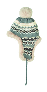 Лого трейд бизнес-подарки фото: Knitted beanie with ear flap