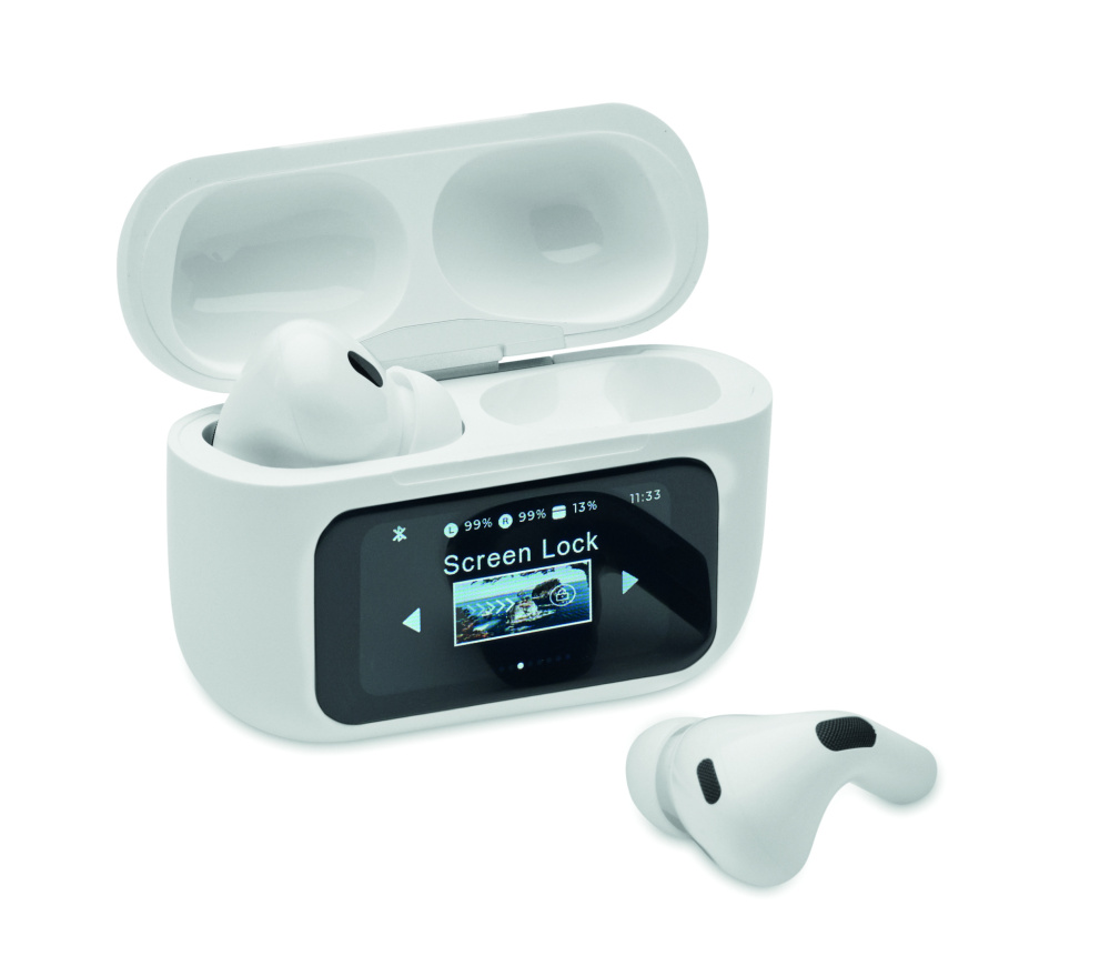 Лого трейд pекламные продукты фото: Recycled ABS TWS earbuds