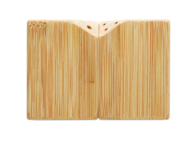 Логотрейд pекламные cувениры картинка: Bamboo salt & pepper set