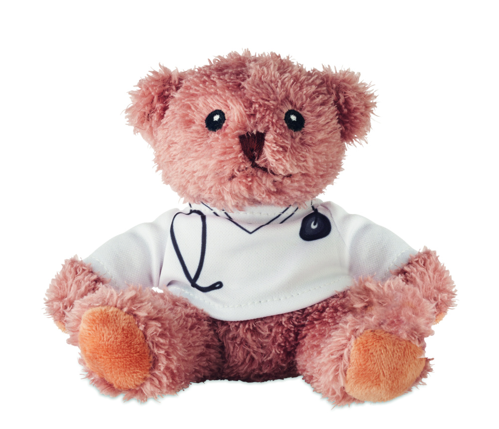 Лого трейд pекламные cувениры фото: Teddy bear plush doctor