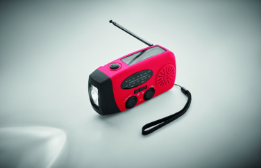 Лого трейд бизнес-подарки фото: Portable radio SOS with LED torch