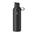 Бутылка для воды Ocean Bottle Peak GO 710 мл из переработанной нержавеющей стали, Черный обсидиан