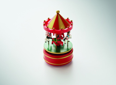 Лого трейд pекламные cувениры фото: Mini carousel music box