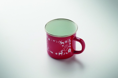 Логотрейд бизнес-подарки картинка: Christmas enamel mug 300ml