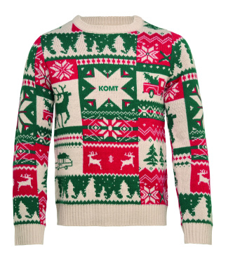 Лого трейд бизнес-подарки фото: Christmas knitted sweater S-M