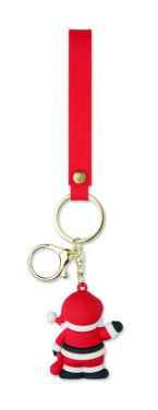 Лого трейд бизнес-подарки фото: Santa keyring bag charm