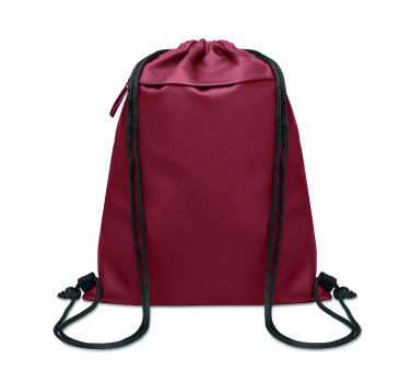 Лого трейд pекламные подарки фото: Drawstring bag in 600D RPET