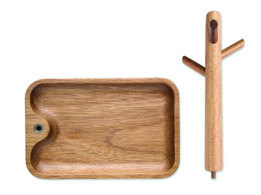 Логотрейд pекламные продукты картинка: Acacia wood key tray holder