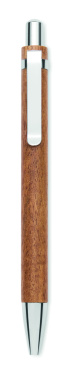 Лого трейд бизнес-подарки фото: Acacia wood ball pen