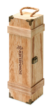Логотрейд бизнес-подарки картинка: Paulownia wood wine gift box