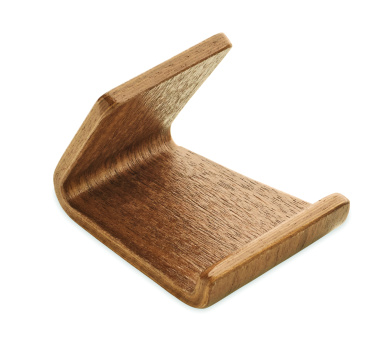 Лого трейд pекламные продукты фото: Walnut wood phone stand