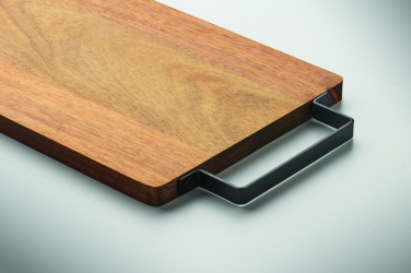 Логотрейд pекламные cувениры картинка: Acacia board with steel handle