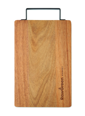 Лого трейд pекламные продукты фото: Acacia board with steel handle