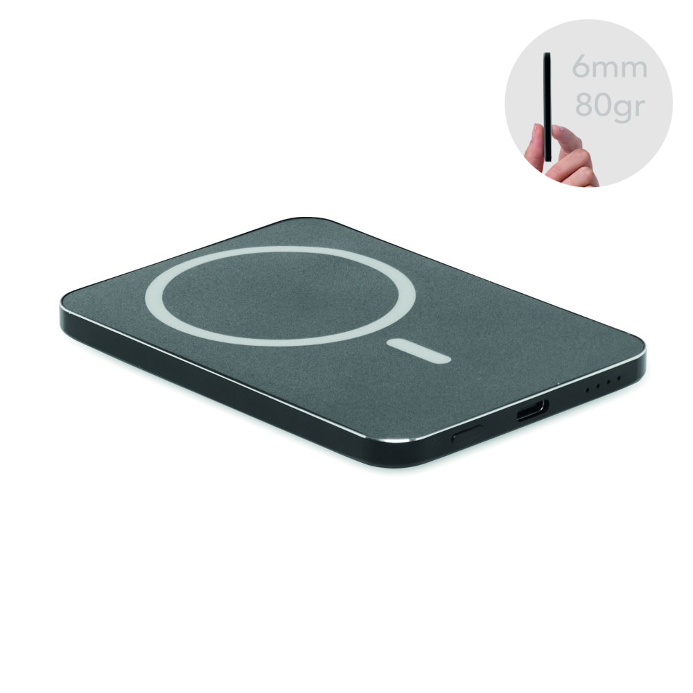 Логотрейд бизнес-подарки картинка: Slim magnetic power bank 20W