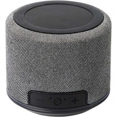 Logotrade profilreklam bild: Fiber 3 W Bluetooth® -högtalare med trådlös laddning