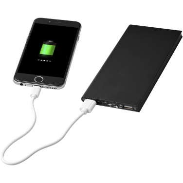 Logotrade kampanjprodukter bild: Plate 8 000 mAh powerbank i aluminium