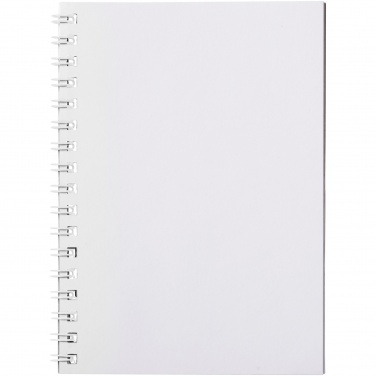 Logotrade kampanjprodukter bild: Desk-Mate® spiral A6 anteckningsbok PP-omslag