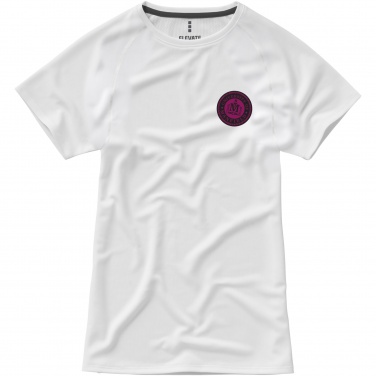 Logotrade profilreklam bild: Niagara kortärmad funktions t-shirt för dam