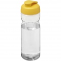 H2O Active® Base Tritan™ 650 ml sportflaska med uppfällbart lock, Transparent klar / gul