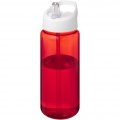 H2O Active® Octave Tritan™ 600 ml sportflaska med piplock, Röd/vit