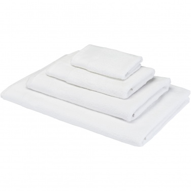 Logotrade profilreklam bild: Chloe handduk av 550 g/m² bomull, 30 x 50 cm