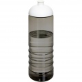 H2O Active® Eco Treble 750 ml sportflaska med kupollock , Träkol / Vit