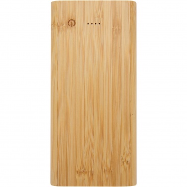 Logotrade presentreklam bild: Tulda 10,000 mAh powerbank i bambu