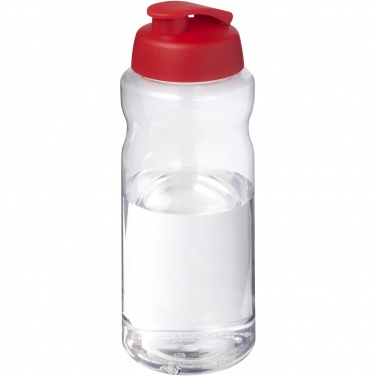 Logotrade profilreklam bild: H2O Active® Big Base 1-liters sportflaska med uppfällbart lock
