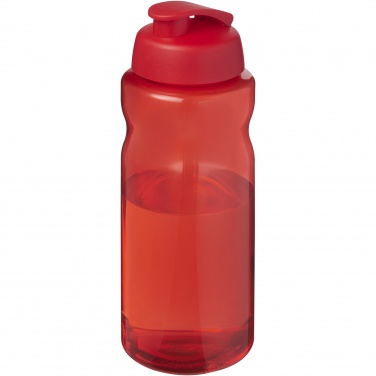Logotrade kampanjprodukter bild: H2O Active® Eco Big Base 1-liters sportflaska med uppfällbart lock