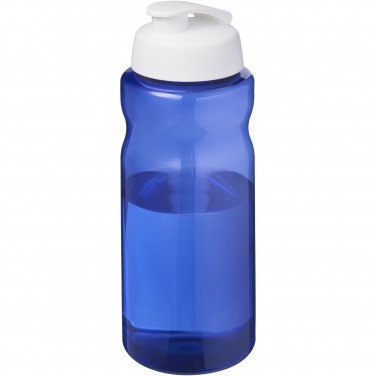 Logotrade reklamprodukter bild: H2O Active® Eco Big Base 1-liters sportflaska med uppfällbart lock