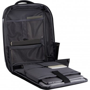 Logotrade profilreklam bild: Expedition Pro 15,6-tums kompakt laptopväska av GRS-återvunnet material, 12 l