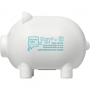 Logotrade presentreklam bild: Oink spargris av återvunnen plast