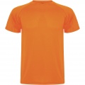 Montecarlo kortärmad funktions t-shirt för barn, Fluor Orange