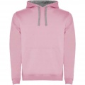 Urban hoodie för herr, Ljusrosa / Marl Grey