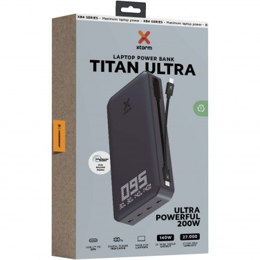 Logotrade reklamprodukter bild: Xtorm XB403 Titan Ultra 27 000 mAh powerbank på 200 W för bärbar dator