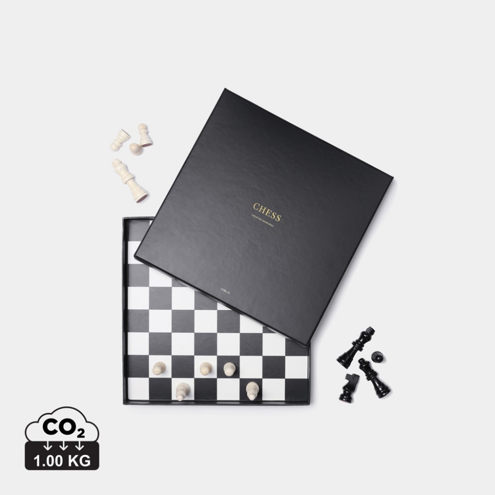 Logotrade profilreklam bild: VINGA Chess coffe table game