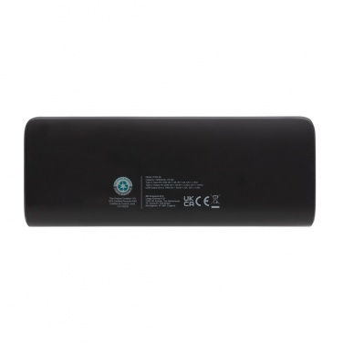 Logotrade profilreklam bild: FlashCharge 20.000mAh powerbank snabbladdning, RCS rplast