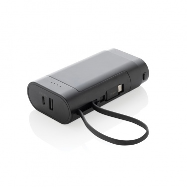 Logotrade presentreklam bild: CycleCell 10.000 mAh powerbank med avtagbart batteri