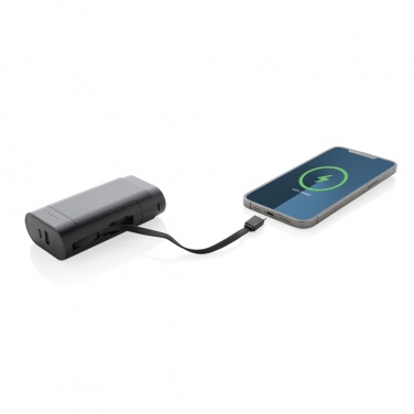 Logotrade reklamprodukter bild: CycleCell 10.000 mAh powerbank med avtagbart batteri