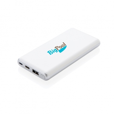 Logotrade profilreklam bild: Ultrasnabb 10.000 mAh powerbank med PD